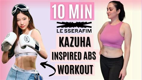 10 MIN LE SSERAFIM KAZUHA INSPIRED ABS WORKOUT - train & strengthen your core | No Equipment ...