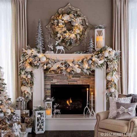 Decoration Christmas, White Christmas Decor, Farmhouse Christmas Decor ...