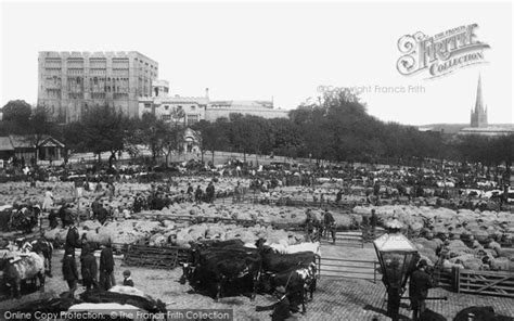 Photo of Norwich, Cattle Market And Castle 1896