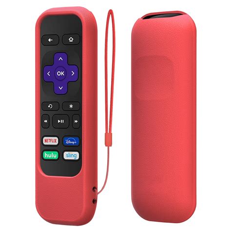 Case Cover for Roku Remote Control Stick (Red) Roku Express/Premiere Roku 1/2/3 (HD XD XS N1 LT ...