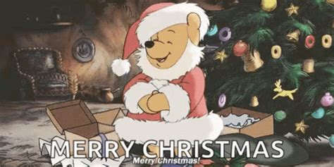 Winnie The Pooh Merry Christmas GIF - Winnie The Pooh Pooh Merry Christmas - Discover & Share GIFs