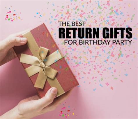 10 Best Return Gifts For Birthday Party