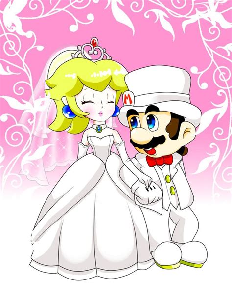 Wedding Mario and Peach by GeekytheMariotaku | Peach mario bros, Mario ...