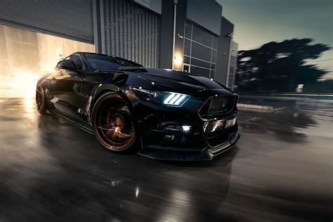 HD wallpaper: Mustang, Ford, Muscle, Car, Black | Wallpaper Flare