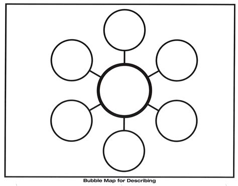 Bubble Map Template Printable - Printable Maps