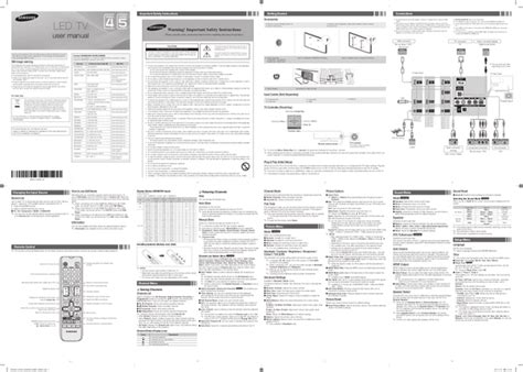 Manuale Samsung UA40F5020AR (2 pagine)