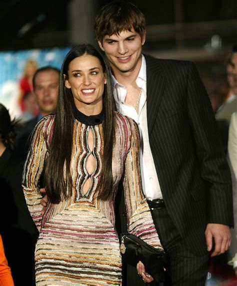 Demi Moore and Ashton Kutcher in 2003 | Flashback to When These Famous ...