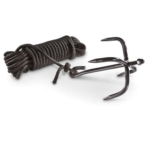 Adroit Grappling Hook with Rope - 625851, Tactical Accessories at Sportsman's Guide | Grappling ...