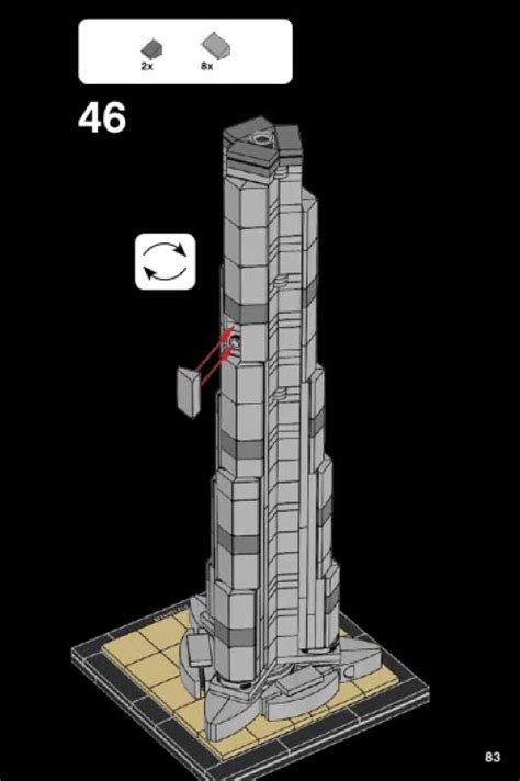 LEGO 21031 Burj Khalifa Instructions, Architecture - Landmark Series