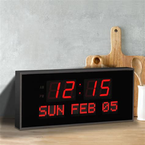 Digital Wall Clock With Date | Foter