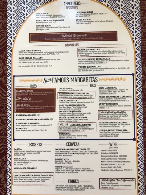 Uncle Julio's Prices 2 | Uncle Julio's menu prices as of Dec… | Flickr