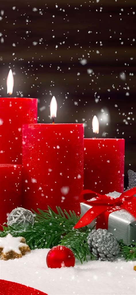 Christmas Candles | LIVE Wallpaper | Christmas screen savers, Candles wallpaper, Christmas tree ...