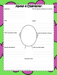 Story Graphic Organizers Worksheets