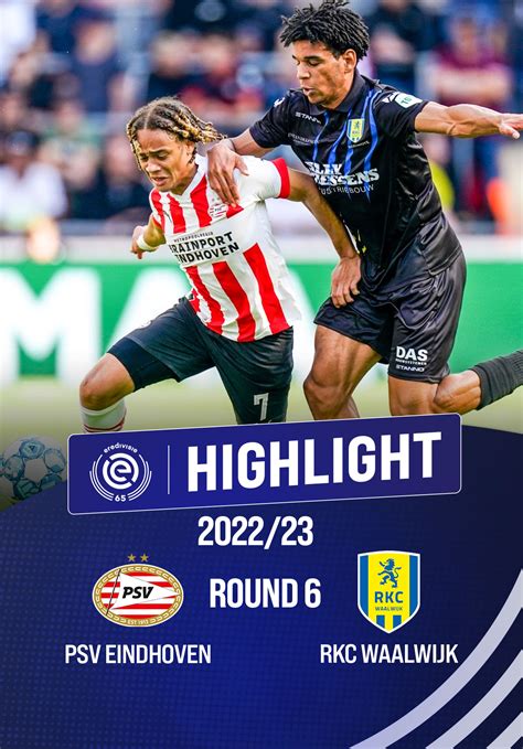 Highlights PSV Eindhoven - RKC Waalwijk (Vòng 6 - VĐQG Hà Lan 2022/23) | VieON