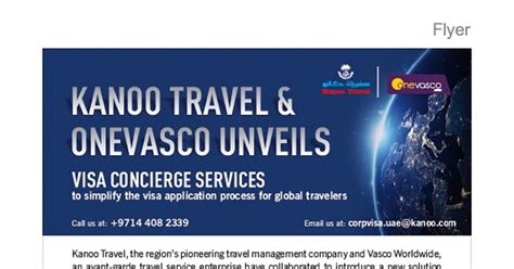 The Kanoo Group Blog: Kanoo Travel & Onevasco unveil Visa Concierge ...