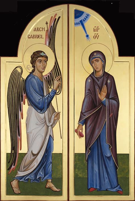 The Annunciation - Aidan Hart Sacred Icons