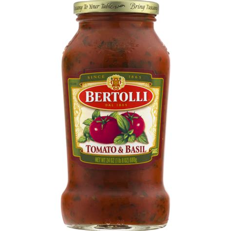 Bertolli Tomato & Basil Sauce (24 oz) - Instacart