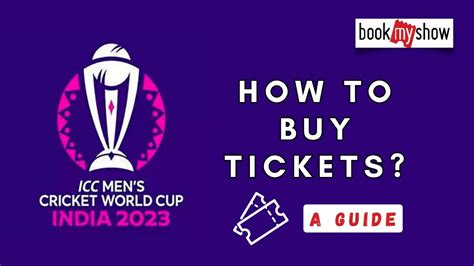 How to Book ICC World Cup 2023 Tickets Online: Buy Ticket in Easy Steps