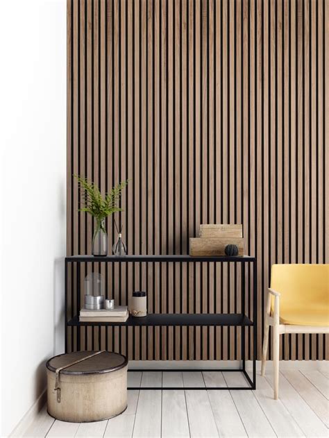 Acupanel® Luxe Natural Walnut Acoustic Wood Wall Panels | Wood slat ...