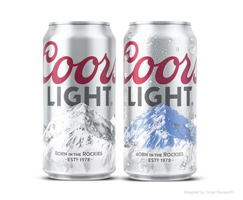 Coors Light Cold-Activated Cans | Beer design, Coors light beer can ...