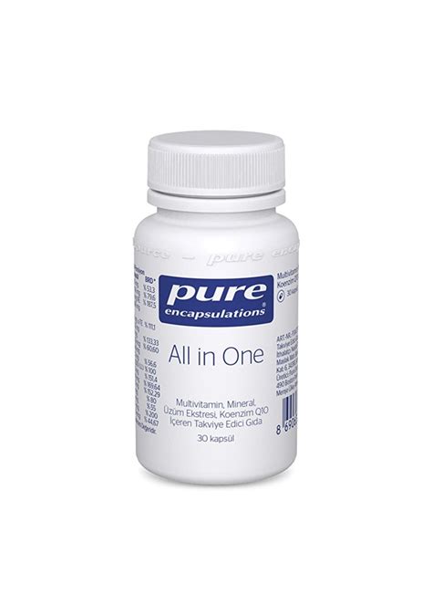 Pure All in One Multivitamin, Mineral 30 Kapsül Fiyatları ve Özellikleri