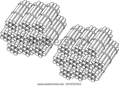 Typical Representation Bundle 200 Sticks Bundled Stock Vector (Royalty Free) 1676335561 ...