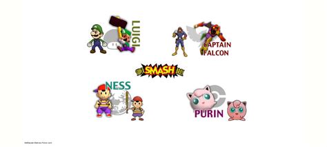 Super Smash Bros. N64 - Unlockable Characters by quintonshark8713 on DeviantArt