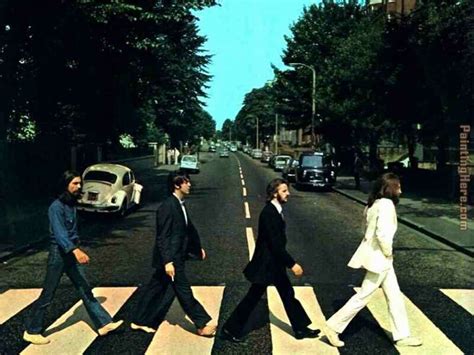 The Beatles @ Abbey Road Oil Painting anysize 50% off