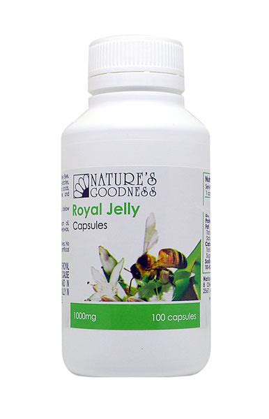 ROYAL JELLY 1000mg 30/100/365 Capsules – Natures Goodness