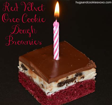 Red Velvet Oreo Brownies - Hugs and Cookies XOXO