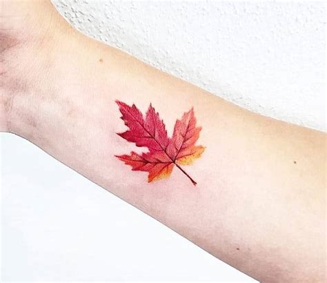 Maple Leaf Tattoo