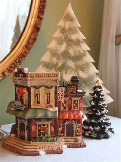 Christmas Village Accessories. Christmas Shoppe. Hand | Etsy | Christmas village accessories ...