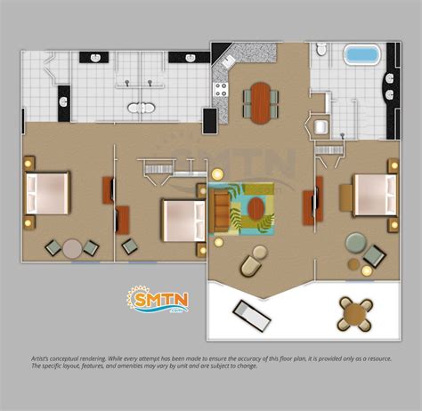 Hilton Grand Vacation Club Seaworld Floor Plans - Carpet Vidalondon