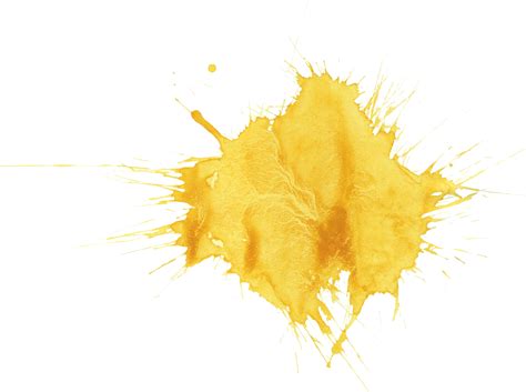 20 Yellow Watercolor Splatter (PNG Transparent) | OnlyGFX.com