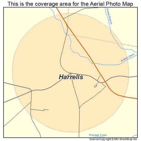 Aerial Photography Map of Harrells, NC North Carolina