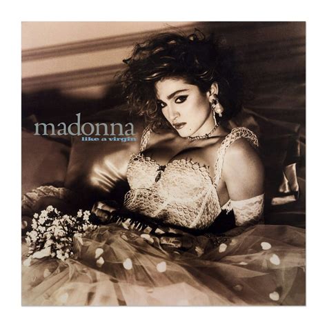 Madonna Official Like A Virgin Album Cover Litho