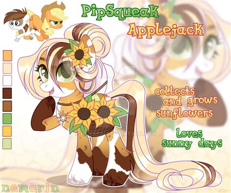 [CLOSE] ADOPT AUCTION MLP PONY PIPSQUEAKxAPPLEJACK by nemarin on DeviantArt