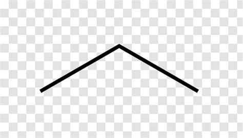 Propane Skeletal Formula Structural Chemical Skeleton Transparent PNG