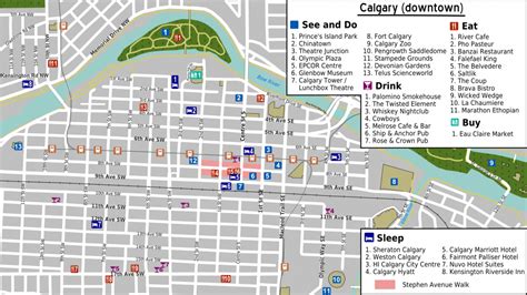 Printable Map Of Downtown Calgary - Printable Maps