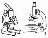 Top Microscope Drawing Page sketch template