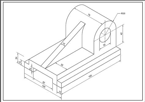 AutoCAD 3D Drawings with Dimensions for Practice