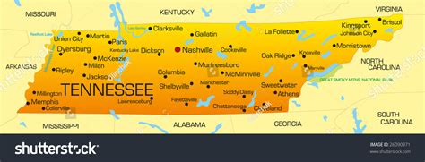 Tennessee State Parks Map