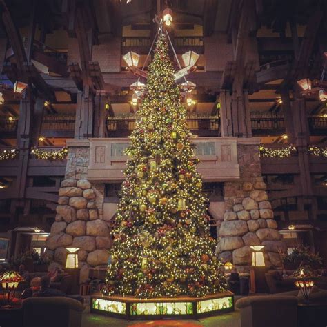 Christmas Tree at Disney's Grand Californian Hotel