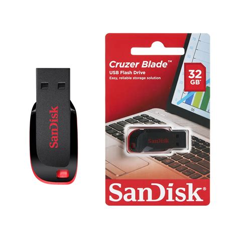 SANDISK CRUZER BLADE 2.0 32GB USB FLASH DRIVE