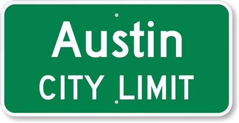 Custom Austin City Limit Sign | Fairly Priced, SKU: K2-3032