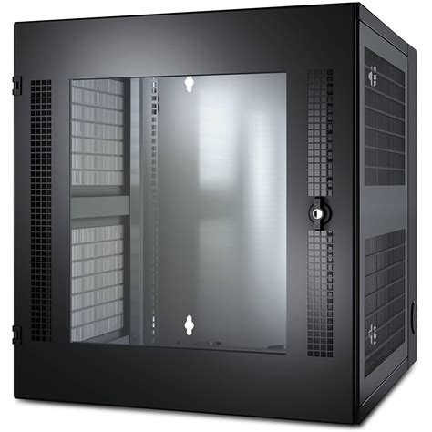 APC NetShelter WX 13U Wall Mount Rack Cabinet with Glass AR100