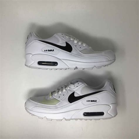 Nike Wmns Air Max 90 White Black | Grailed