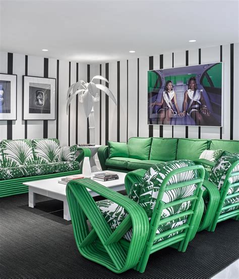 Green living room color scheme. Interior Design Jobs, Interior Design Magazine, Montauk Beach ...