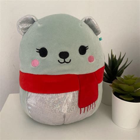 7.5” Bliss the bear Squishmallow - BNWT - brand... - Depop