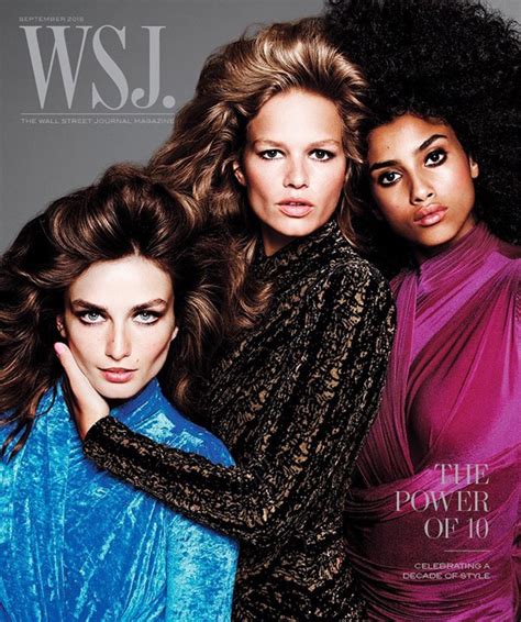 WSJ. Magazine September 2018 Issue 10 Supermodels Pose for 5 Covers